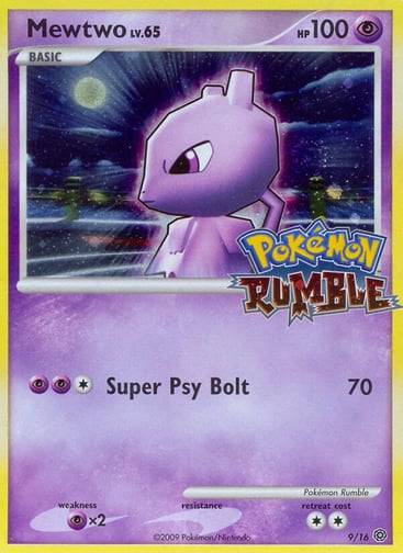 Mewtwo 9/16 from Pokémon Rumble