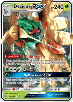 Decidueye-GX 12/149, Sun & Moon