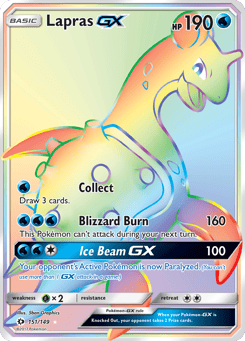 Lapras-GX 151/149, Sun & Moon