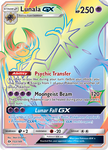 Lunala-GX 153/149 from Sun & Moon