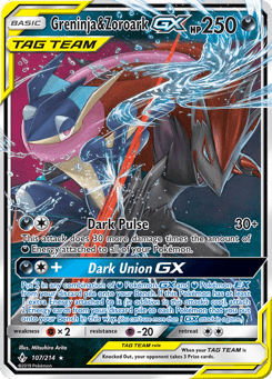 Greninja & Zoroark-GX 107/214, Unbroken Bonds