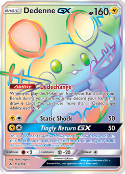 Dedenne-GX 219/214, Unbroken Bonds