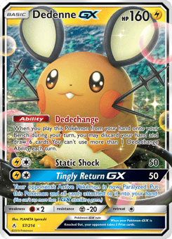 Dedenne-GX 57/214, Unbroken Bonds