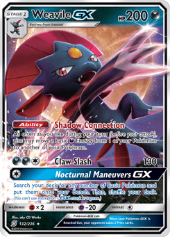 Weavile-GX 132/236, Unified Minds