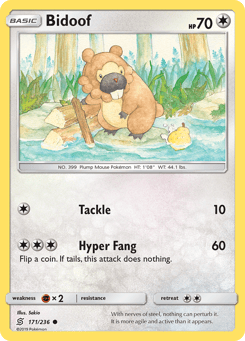 Bidoof 171/236, Unified Minds