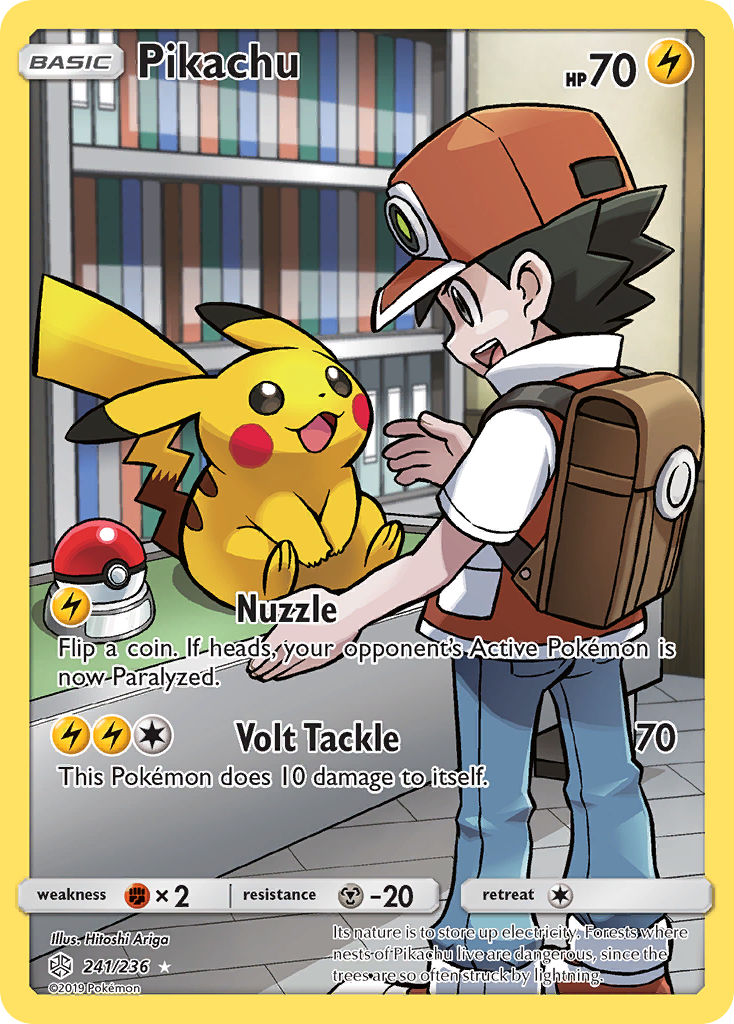 Pikachu 241/236, Cosmic Eclipse Pokémon card