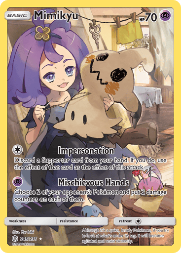 Mimikyu 245/236 from Cosmic Eclipse
