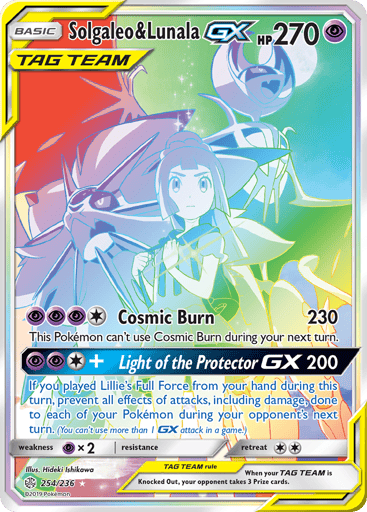 Solgaleo & Lunala-GX 254/236 from Cosmic Eclipse