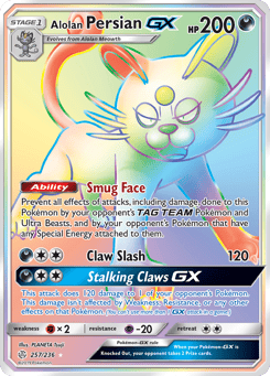Alolan Persian-GX 257/236, Cosmic Eclipse