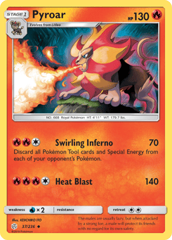 Pyroar 37/236, Cosmic Eclipse