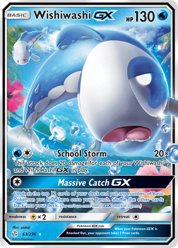 Wishiwashi-GX 63/236 from Cosmic Eclipse