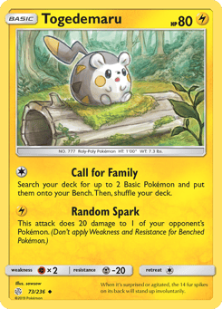 Togedemaru 73/236, Cosmic Eclipse