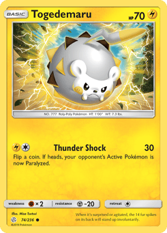 Togedemaru 74/236, Cosmic Eclipse