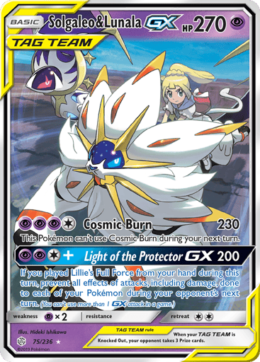 Solgaleo & Lunala-GX 75/236 from Cosmic Eclipse