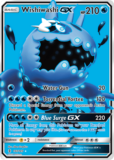 Wishiwashi-GX 133/145 from Guardians Rising