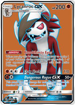 Lycanroc-GX 138/145, Guardians Rising
