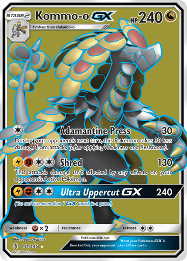 Kommo-o-GX 141/145 from Guardians Rising