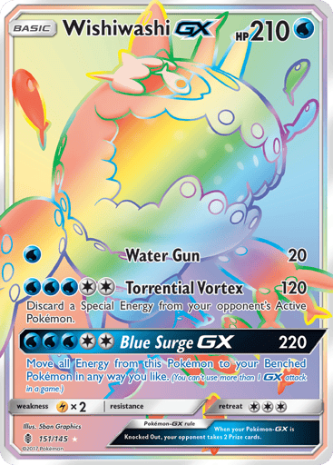Wishiwashi-GX 151/145 from Guardians Rising