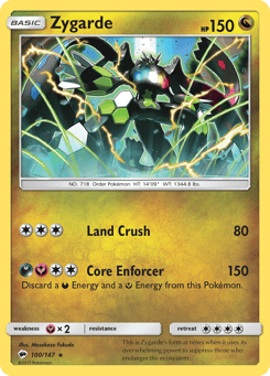 Zygarde 100/147, Burning Shadows