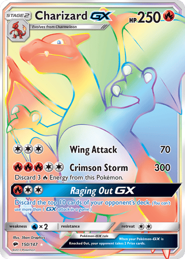 Charizard-GX 150/147 from Burning Shadows