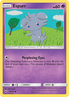 Espurr 59/147, Burning Shadows