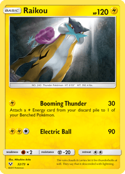 Raikou 32/73, Shining Legends