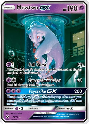 Mewtwo-GX 78/73 from Shining Legends