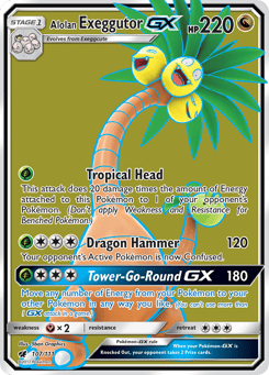 Alolan Exeggutor-GX 107/111, Crimson Invasion