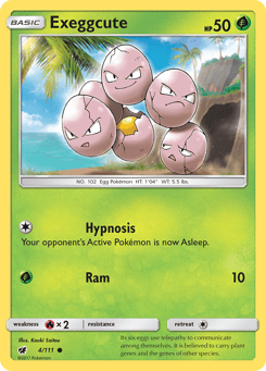 Exeggcute 4/111, Crimson Invasion