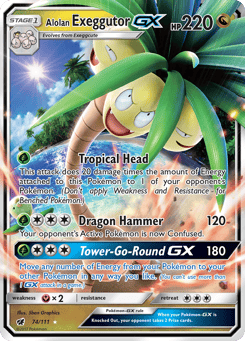 Alolan Exeggutor-GX 74/111, Crimson Invasion
