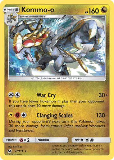 Kommo-o 77/111 from Crimson Invasion