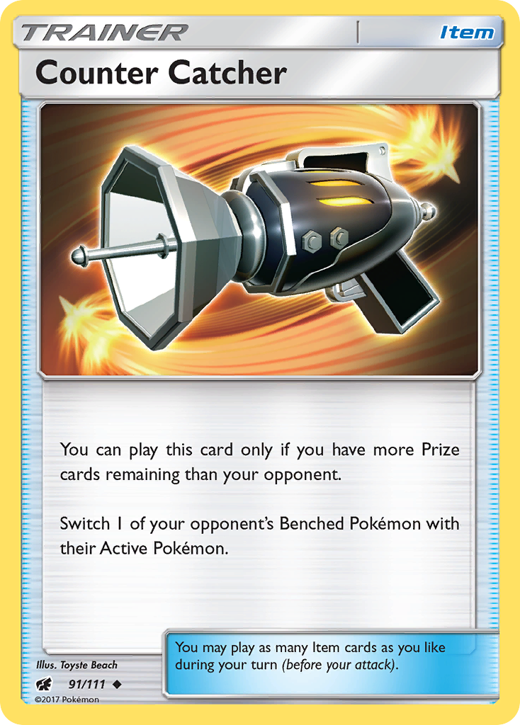 Counter Catcher 91/111, Crimson Invasion Pokémon card