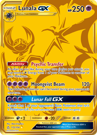 Lunala-GX 172/156 from Ultra Prism