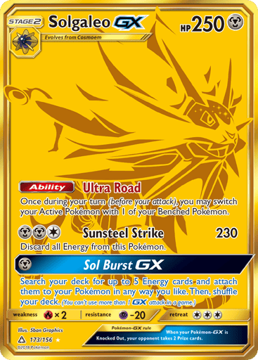 Solgaleo-GX 173/156 from Ultra Prism