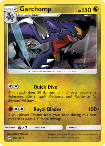 Garchomp 99/156 from Ultra Prism