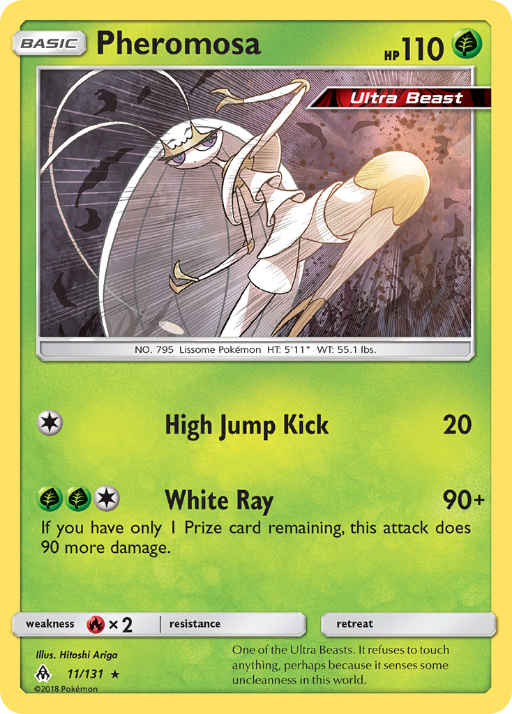 Pheromosa 11/131, Forbidden Light Pokémon card