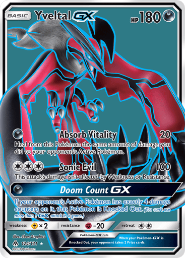 Yveltal-GX 124/131 from Forbidden Light