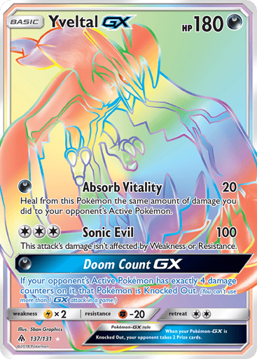 Yveltal-GX 137/131 from Forbidden Light