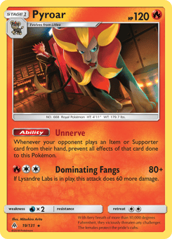 Pyroar 19/131, Forbidden Light
