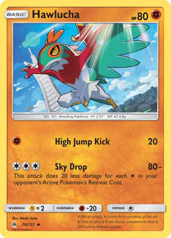 Hawlucha 70/131, Forbidden Light