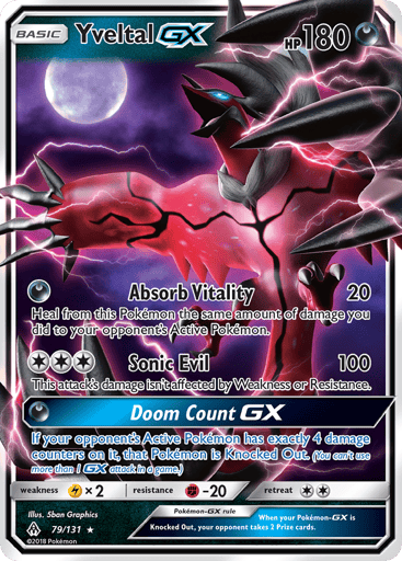Yveltal-GX 79/131 from Forbidden Light