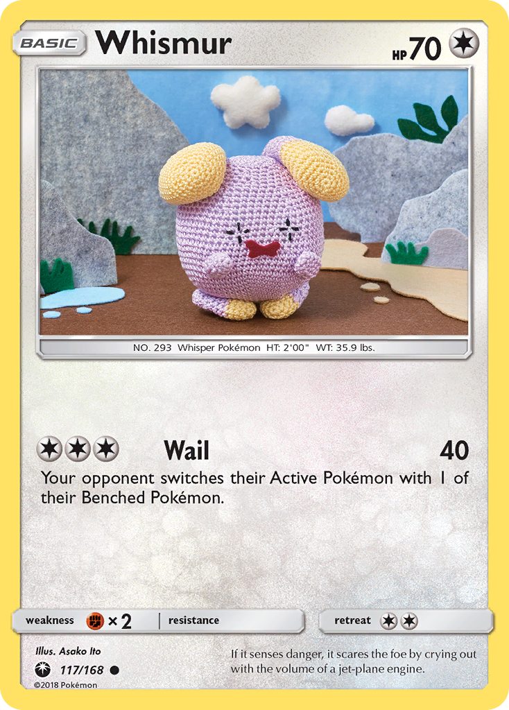 Whismur 117/168, Celestial Storm Pokémon card