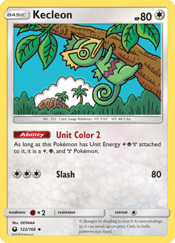 Kecleon 122/168, Celestial Storm