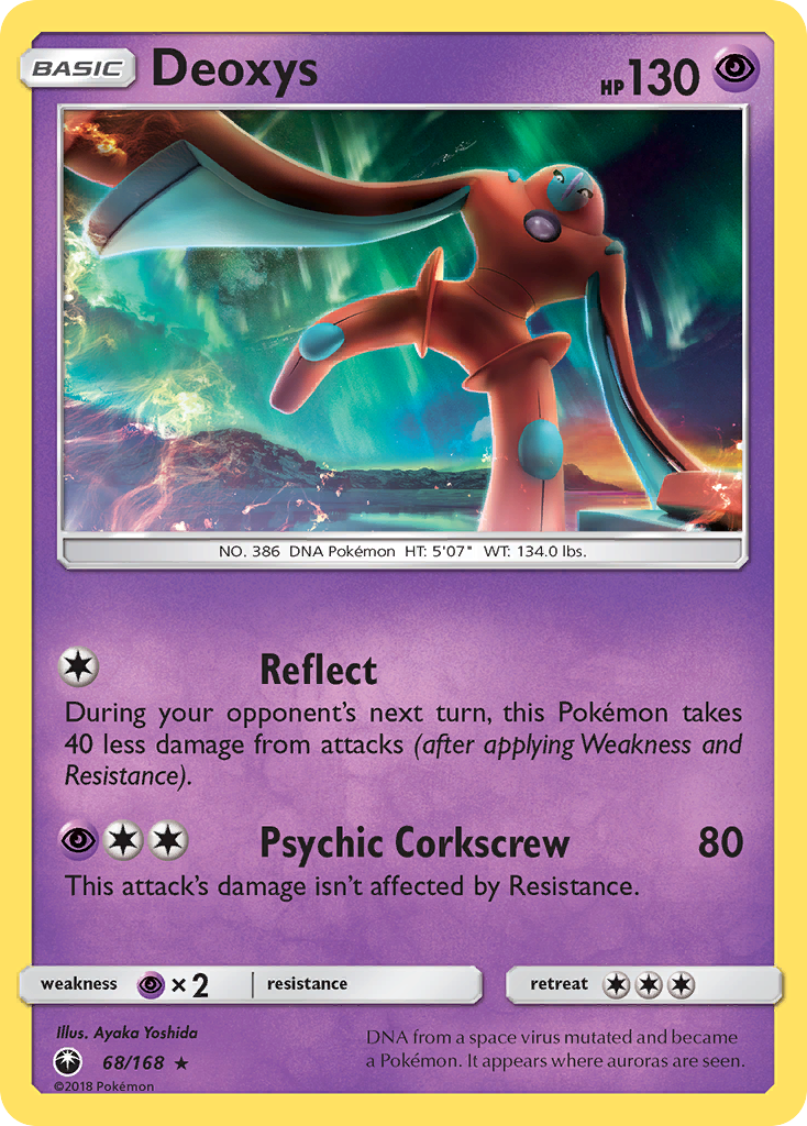 Deoxys 68/168, Celestial Storm Pokémon card