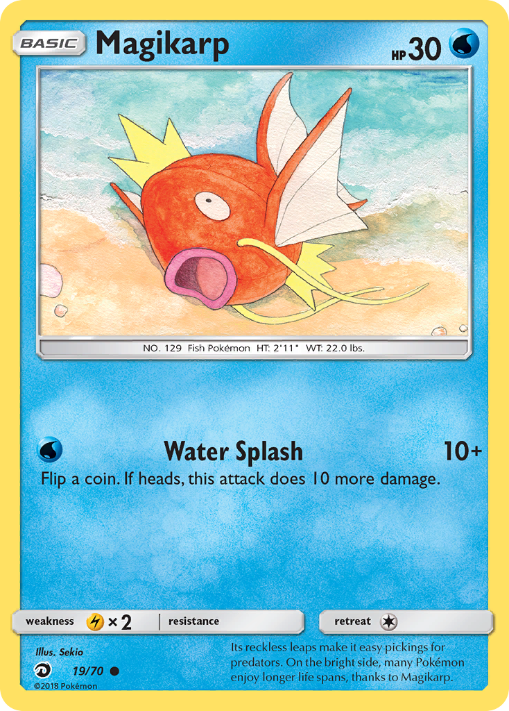 Magikarp 19/70, Dragon Majesty Pokémon card