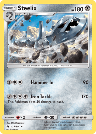 Steelix 125/214 from Lost Thunder