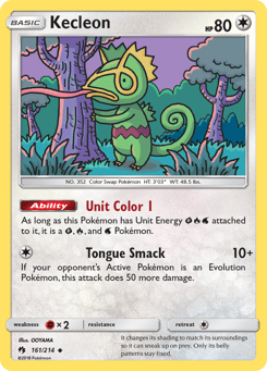 Kecleon 161/214, Lost Thunder