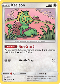 Kecleon 162/214, Lost Thunder