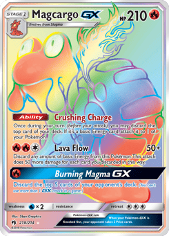Magcargo-GX 218/214, Lost Thunder