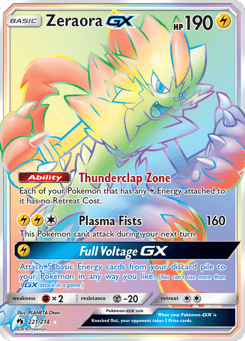 Zeraora-GX 221/214, Lost Thunder